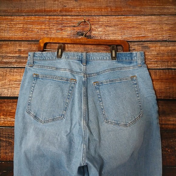 Abercrombie & Fitch Jeans Size 16 Curve Love 90s Slim Straight Ultra High Rise - Picture 6 of 11